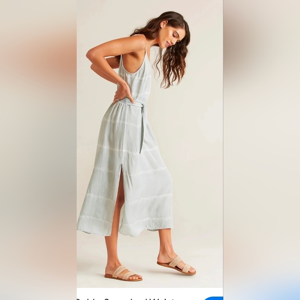 Bella Dahl Tank Slip Dress In Grey, Xs